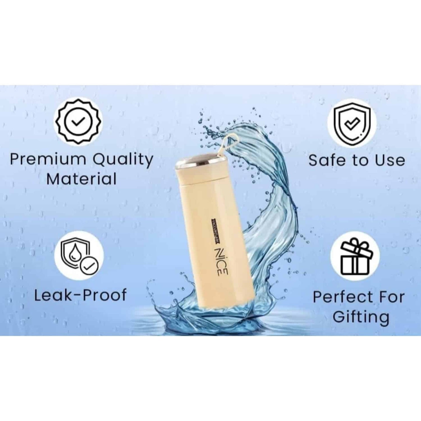 Water Bottles For Offices, School and Home, 400ML Set of 3